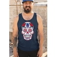 thumbnail image 4 of Buffalo Sugar Skull Men's Tank Top  Fantasy League Football Fan Tailgating, 4 of 7