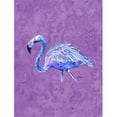 thumbnail image 1 of 11 x 15 In. Flamingo On Purple Flag, Garden Size, 1 of 1