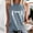 Gray, variant on Tank Tops for Women Plus Size Round-Neck Sleeveless Baseball Loose Printed Pullover Tops Gray XL