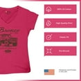 thumbnail image 6 of Ford Bronco Wild and Untamed Since 1966 Women's V-Neck T-shirt Vintage Off-Road 4x4 Adventure Retro Truck Licensed Tee, 6 of 7
