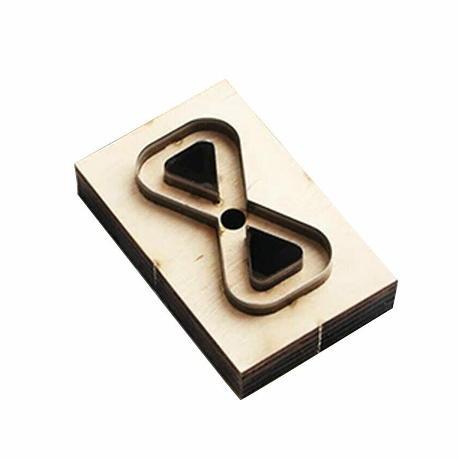 Leather Cutting Dies Scrapbook Embossing Wooden Die Cutting Leather Die Cutter Leather Leathercraft Tool for Jewelry Making Supplies, Size: 240x28mm