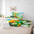 thumbnail image 6 of Feelyou Cute Green Gnome Twin Bedding Sets 7-Piece, Lucky Shamrock Leaf Bedding Comforter Set, Happy St. Patrick's Day Reversible Sheet Sets, Breathable Home Decor, 6 of 8