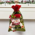 thumbnail image 5 of Personalized Velvet Christmas Stocking with Gold Embroidery – Custom Name Knit Design with Faux Fur Cuff & Hidden Pocket – Eco-Friendly Holiday Mantel Decor, 5 of 5