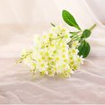 thumbnail image 2 of Daboolka Ramo de flores de simulación de flor de jacinto artificial para decoración del hogar (blanco), 2 of 2