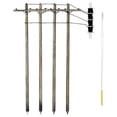 thumbnail image 2 of Woodland Scenics US2250 N Wired Poles Single Crossbar, 2 of 2