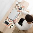 thumbnail image 3 of Brown Flowers with a Beige Background&nbsp;mousepad Gamingwaterproofnon Slip&nbsp;for Office Home Work GamingmousepadsRubber Base Mousepad with Stitched Edges 31.5x11.8inches, 3 of 7