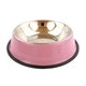 thumbnail image 1 of Cuenco de Acero inoxidable Methold antideslizante para perros 26cm rosa, 1 of 6