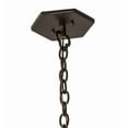 thumbnail image 2 of Meyda 173027 14 in. Church Inverted Pendant, Timeless Bronze Beige Ripple Glass, 2 of 7