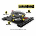 thumbnail image 6 of Rotating Seat Base, Heavy-Duty Rustproof Seat Base Mounting Plate, 360° Free Rotation, Suitable for Mercedes-Benz Sprinter, Ford Transit T5 T6 and Other Models(Left）, 6 of 8