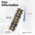 thumbnail image 3 of Kdxio Avocado Love Print Metal Tassel Bookmarks,Perfect Gift for Art Lovers and Bookworms Metal Bookmarks for Women, 3 of 8