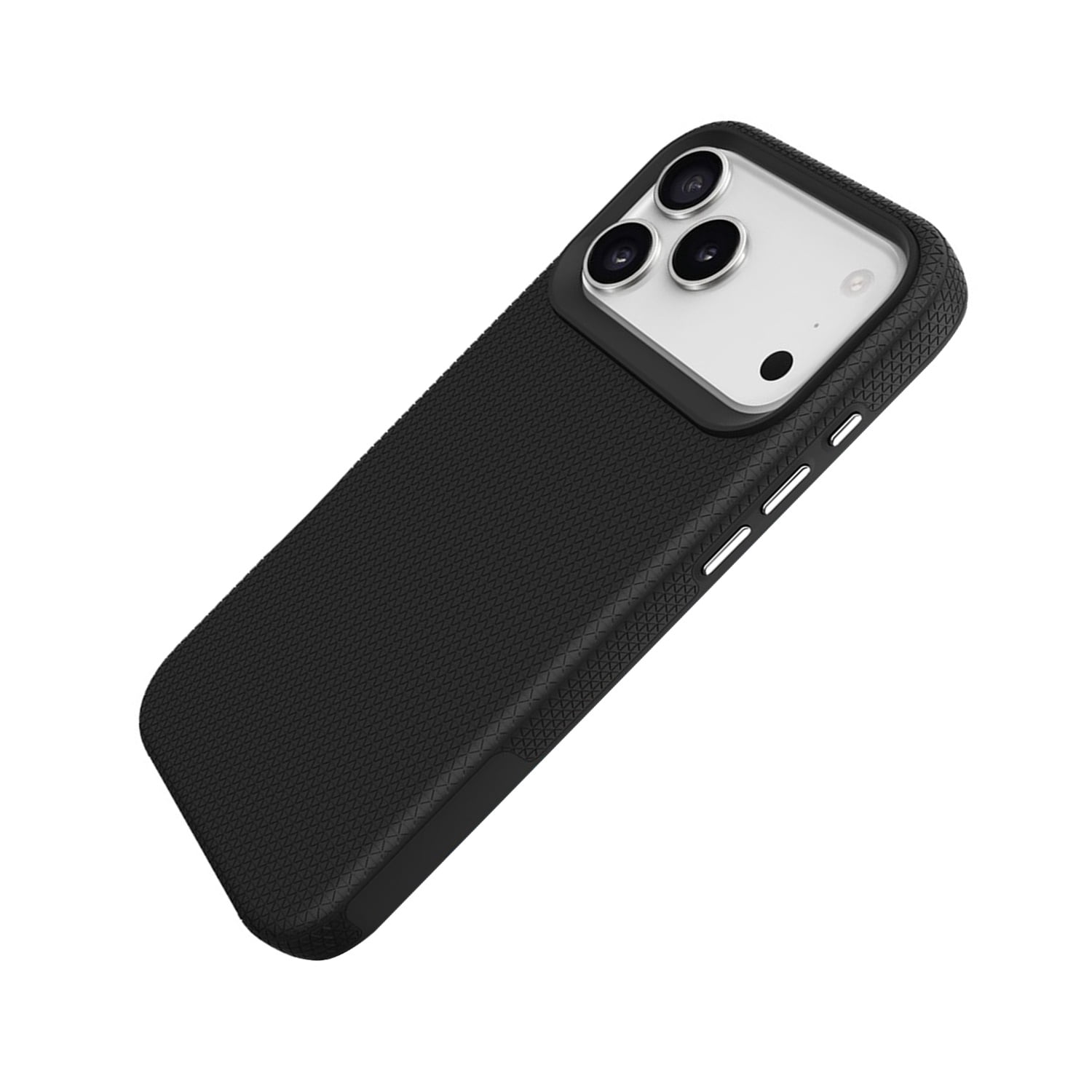 Shock Absorption Protective Dual Layer Case for iPhone 17 Pro Max - Black