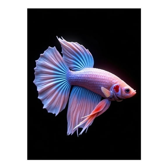 Diamond Art Kits for Adults - 5d Vibrant Betta Fish Elegance Diamond Painting for Adults, Diamond Art for Adults Beginners, Diamond Painting Kits for Adults for Home Wall Decor