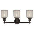 thumbnail image 2 of 616-3W-OB-G559-5ME Innovations Lighting Bridal Veil - 3 Light Bath Vanity-11.25 Inch Tall and 23 Inch Wide-Oil Rubbed Bronze Finish-Mercury Glass, 2 of 2