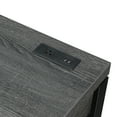 thumbnail image 5 of Convenience Concepts Newport 30.75 in. 2 Drawer Desk with Charging Station, Weathered Gray/Black, 5 of 8