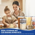 thumbnail image 6 of Stelive 14 Pack Airtight Cereal Storage Container Set Featuring Leak-Proof, BPA-Free Containers with Labels & Pen for Ultimate Kitchen Organization, 6 of 14