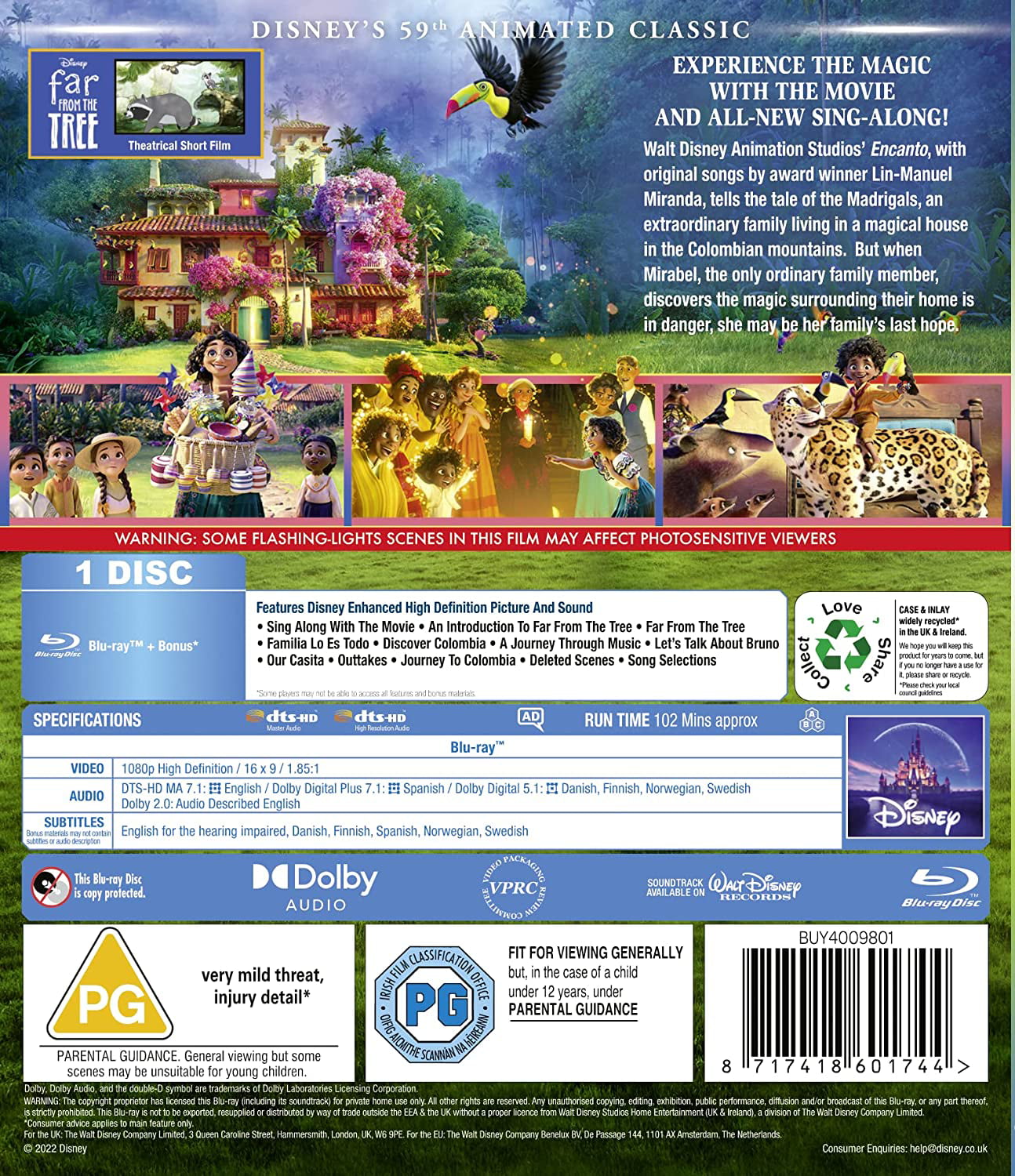 Encanto, la fantastique famille Madrigal - Disney+, DVD, Blu-Ray