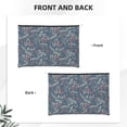 thumbnail image 3 of Haiem Leaves Snowflakes Music Lover Merch Makeup Bag, Cosmetic Bag,Singer Fans Cosmetic Bag, Portable Stationary Storage Organizer, Travel Makeup Bag, 3 of 8