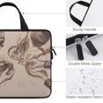 thumbnail image 3 of AWERP Cute Cat Laptop Bag Diving Fabric Carrying Bag Tablet Cover Neoprene 12inch, 3 of 5