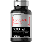 Longjack Tongkat Ali 1600mg | 120 Capsules | Max Strength Formula | by Horbaach