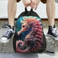 thumbnail image 3 of Easygd Ocean Seahorse Versatile and Stylish Backpack: Comfort, Storage, and Durability for College,Work, Travel, and Everyday Use, 3 of 8