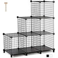 thumbnail image 1 of TomCare Cube Storage 6-Cube Metal Wire Cube Storage Storage Cubes Shelves Cube Closet Organizer DIY Storage Grids Stackable Storage Bins Wire Cubes Bookshelf Bookcase Modular for Home Offi, 1 of 7