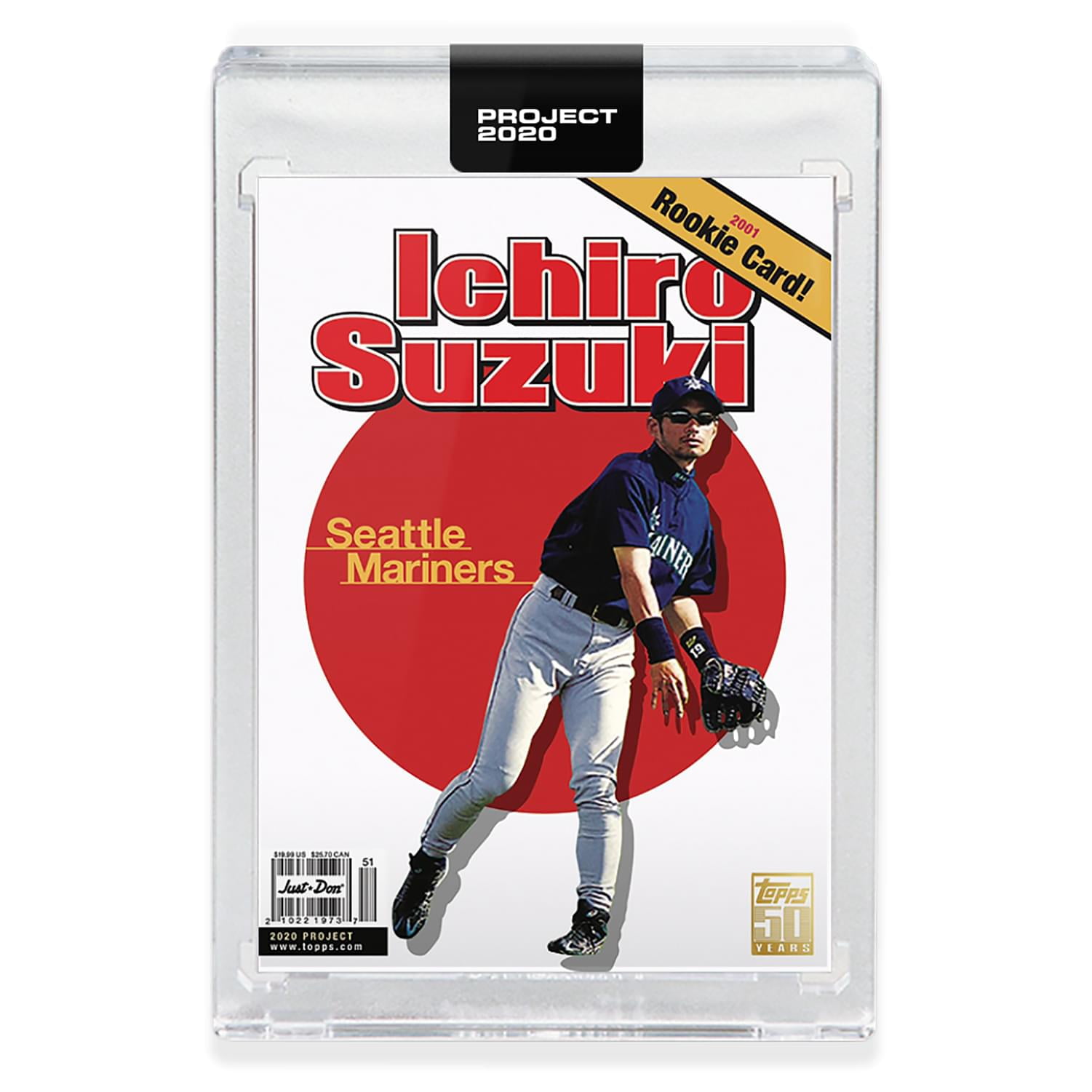 Topps PROJECT 2020 Card 395 - 2001 Ichiro by Don C - Walmart.com