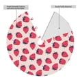 thumbnail image 6 of Cauagu 30" Christmas Tree Skirt Strawberry Pattern Christmas Tree Decorations Tree Mat for Xmas Decorations Occasion Holiday Home Decor -30", 6 of 7