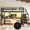 Black, variant on Queen Size Metal Loft Bed with Storage Stairs and Movable Desk with USB, Loft Bed Frame with 3 Fabric Drawers, LED Lights, Pegboard & Full-Length Guardrail for Dorm Guest Room, Black