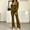 Gold, variant on Women's Velour 2 Piece Sweatsuit Set Zip Up Hoodie Jacket and Flare Leg Sweatpants Outfits Y2K Loungewear Tracksuit