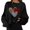 Black, variant on Vedolay Women Tops Women's 2023 Half Zip Sweatshirts Cropped Hoodies Pullover Sweaters Fall Winter,Black S