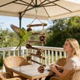 thumbnail image 4 of Natural Wooden Parrot Nesting with Climbing Ladder and Scratch for Small Bird Species Like Conures, 4 of 5