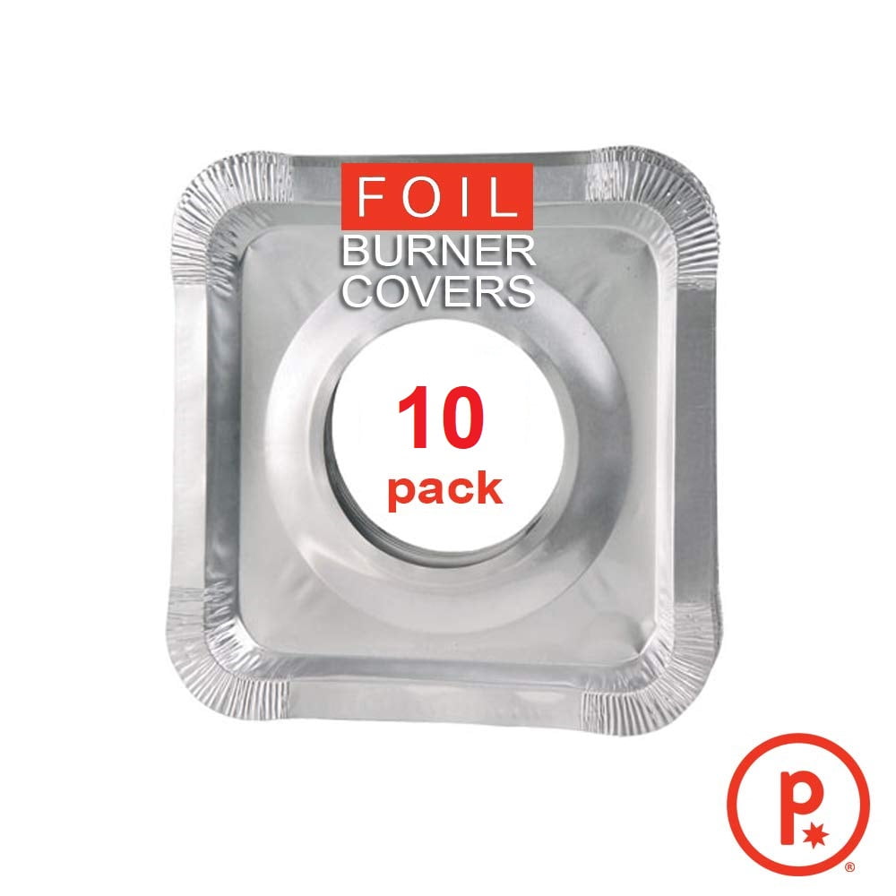 Aluminum Foil Square Stove Burner Covers Disposable Bib Liners for