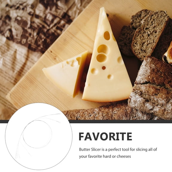 MERRYHAPY Cheese Board Replacement Wire Slicer Set, 5pcs Stainless Steel Cheese Cutting Wires