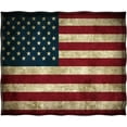thumbnail image 3 of American Flag Blanket USA Flag Soft Warm Throw Print Blanket for Couch Bed 50"x60", 3 of 6