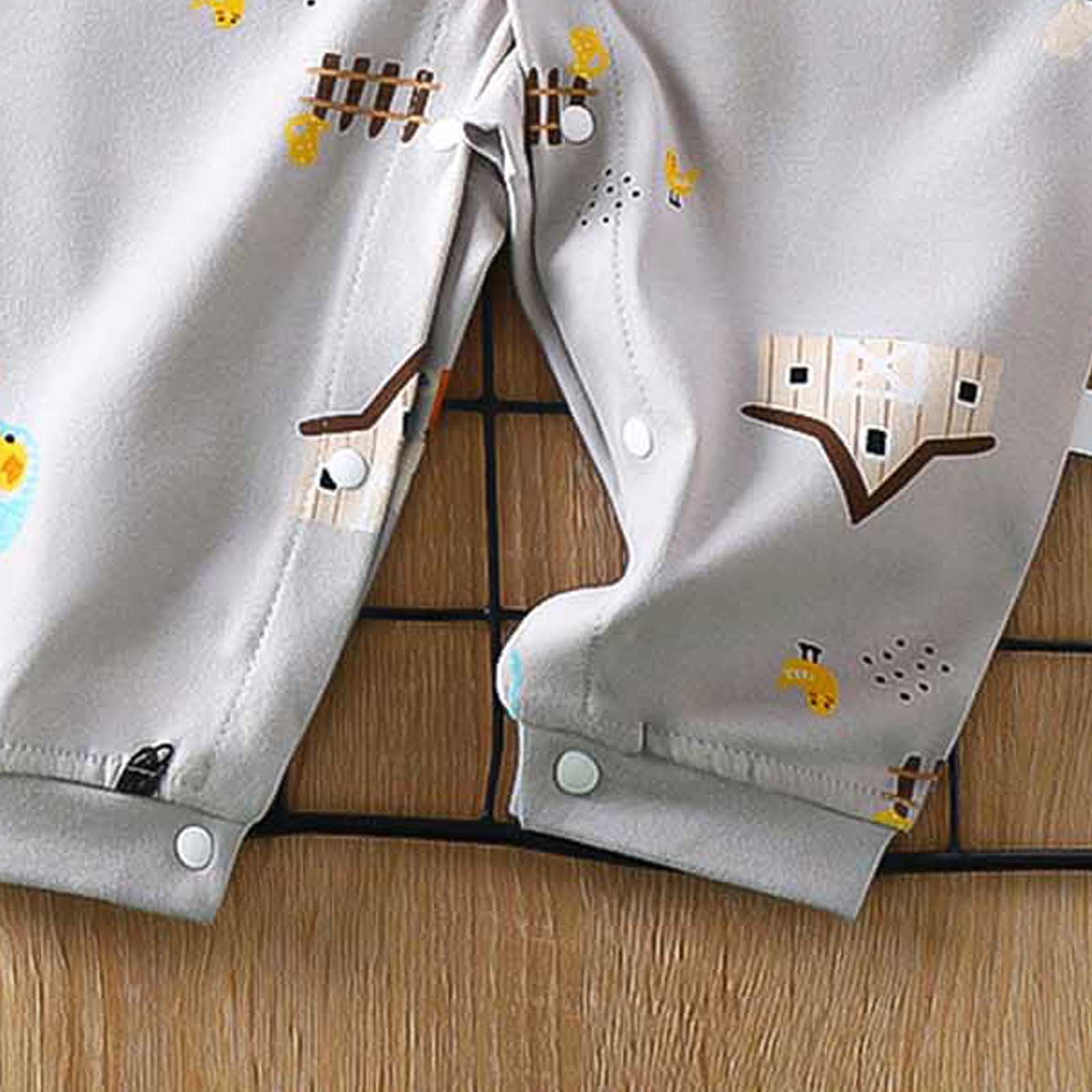 eczipvz Organic Cotton Soft Unisex Footless Newborn Baby Sleepers Pajamas Romper Boys Girls Long Sleeve 12-18 Months