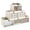Beige-6Pack-10 ¾" L x 10 ¾" W x 7 ½" H, variant on Foldable Linen Closet Organization Baskets Beige-4Pack 12 ¾" L x 12 ¾" W x 9" H