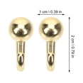 thumbnail image 2 of SOPOTUTU 10Pcs Decorative Picture Hangers with Golden Metal Push Pin Hooks for Home Wall Hanging, 2 of 7