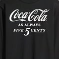 thumbnail image 3 of Coca-Cola - As Always Five Cents - Men's Long Sleeve T-Shirt, 3 of 5