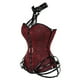 thumbnail image 2 of Corsés para mujer Floral Overbust Corset Bustier Lencería Top Gothic Hollow Out Bandage Fajas Ropa interior sexy, 2 of 6