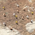thumbnail image 3 of Elephant Stock Be The Navigator Push Pin World Map Wall Art - Map Canvas Art - 24" x 16", 3 of 8