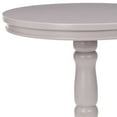 thumbnail image 4 of SAFAVIEH Vivienne Classic Solid Round Top Side Table, Quartz Grey, 4 of 5