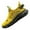 Yellow, variant on Mens Shoes,Lightweight Breathable Knit Athletic Sneakers With Thick Sole for Outdoor Casual Walking And Running Comfort Shoes,Shoes for Men,Black,11