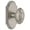 Satin Nickel, variant on Grandeur Grande Victorian Door Knob with Arc Plate