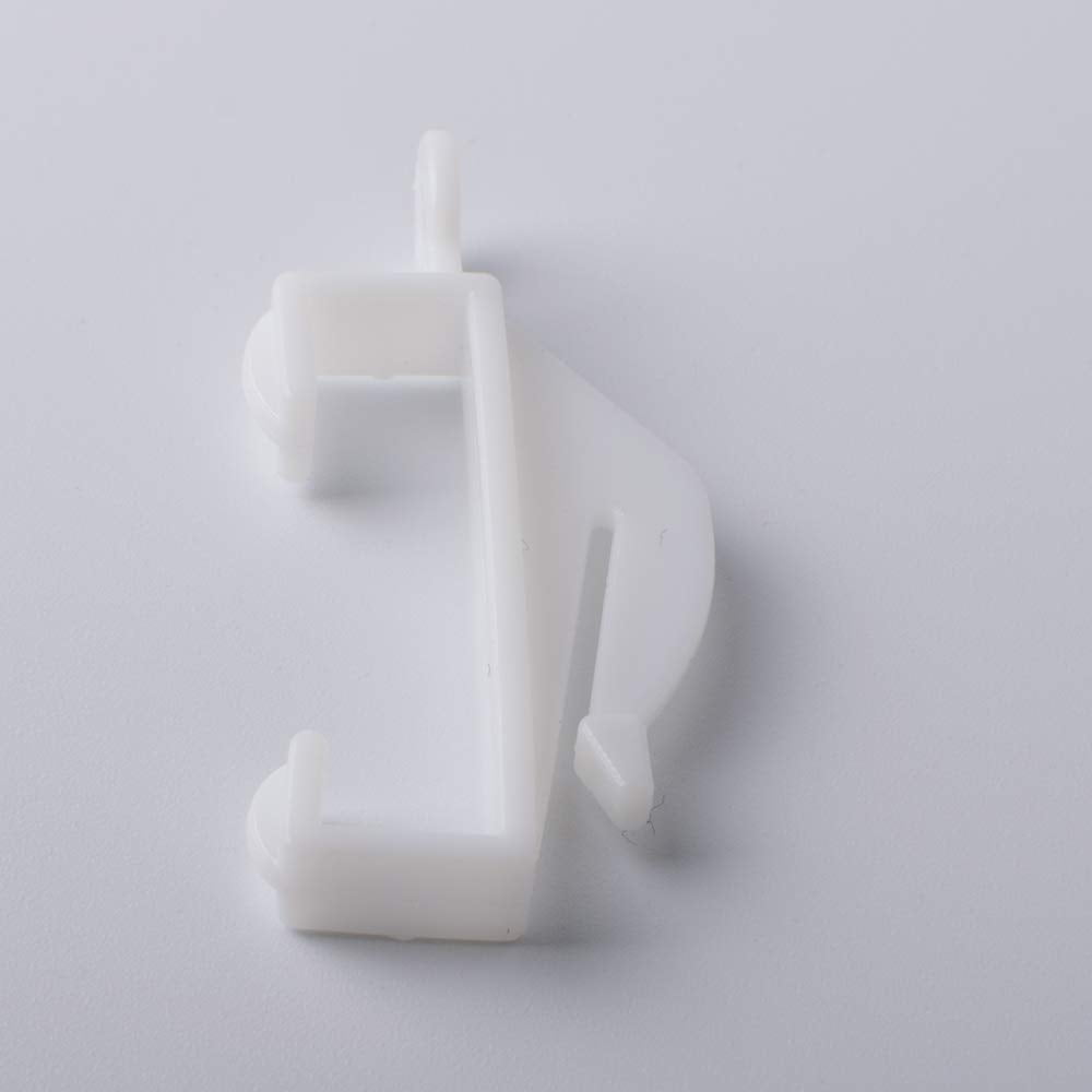 Reactionnx 50Pcs Window Curtain Valance Clips, Plastic Adjustable Depth