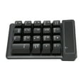 thumbnail image 4 of Teclado numérico inalámbrico negro de 19 teclas en forma de U BT4.0, teclado numérico compacto alimentado por batería para juegos, oficina, computadora, 4 of 5