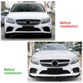 thumbnail image 3 of Front Bumper Lip, Front Bumper Lip Spoiler Air Chin Body Kit Splitter, Erodynamic Guard Protector Chin Spoiler Body Kit Replacement for C Class W205 C205 S 205, 3 of 7