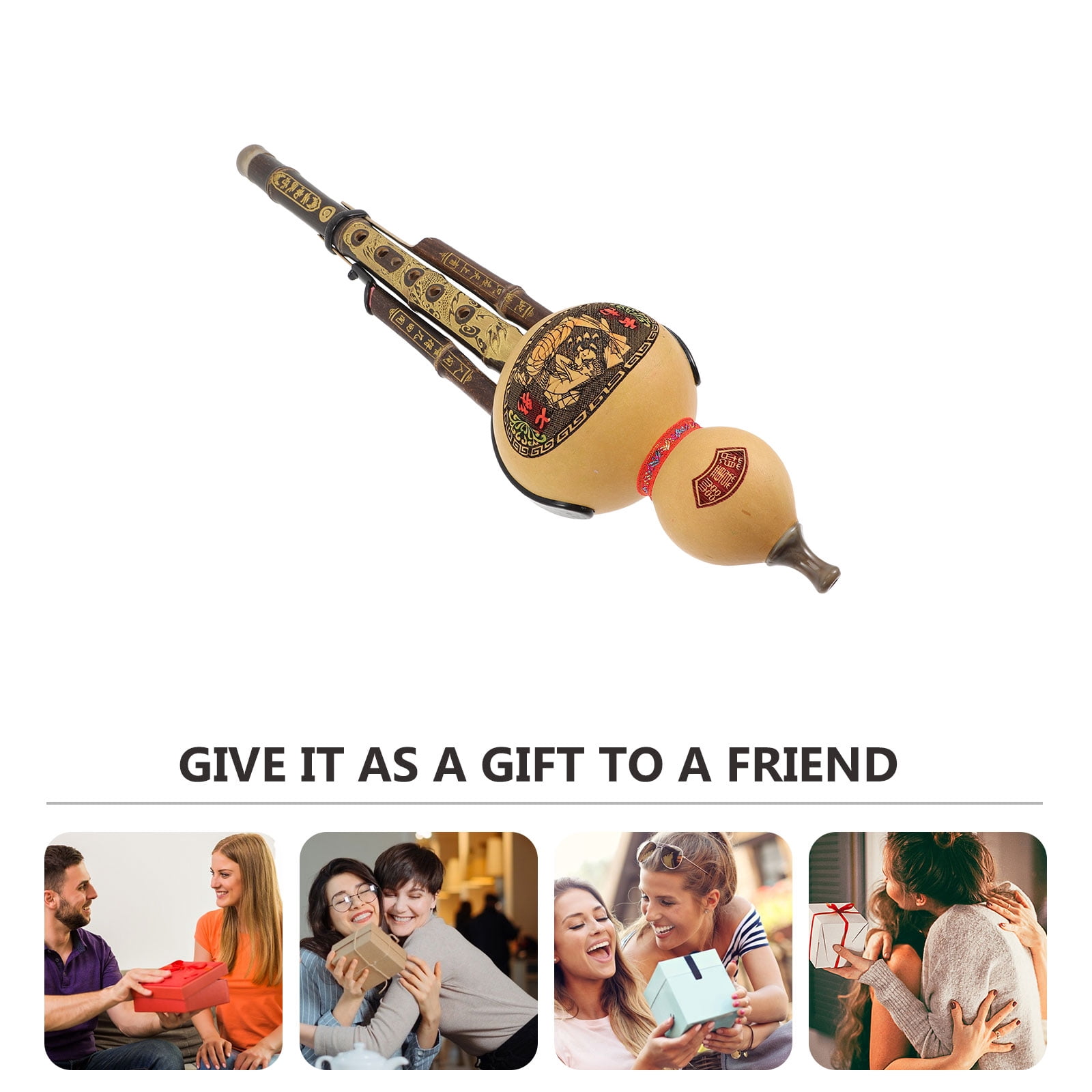 WRISTBIQUE Bawu Flute Traditional Instrument Set - , Perfect for Beginners and Music Enthusiasts