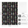 thumbnail image 2 of 2 Pcs Pioneer Flower Floral Print Pattern Kitchen Towels, Funny Microfiber Dish Towel Set, 18" X 26" Tea Towels, 2 of 6
