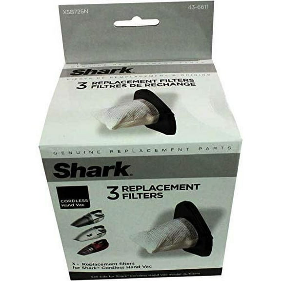 Shark Euro Pro SV726 Replacement XSB726N Filters - 3 Pack