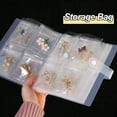 thumbnail image 3 of Portable Jewelry Storage Bags Organizer Albums Anti-oxidation Desktop Drawer Jewelry Necklace Bracelet Ring Holder Bags Boxes 160 gird no buckle, 3 of 6